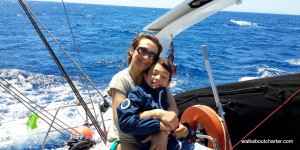 crociera in barca vela con bambini